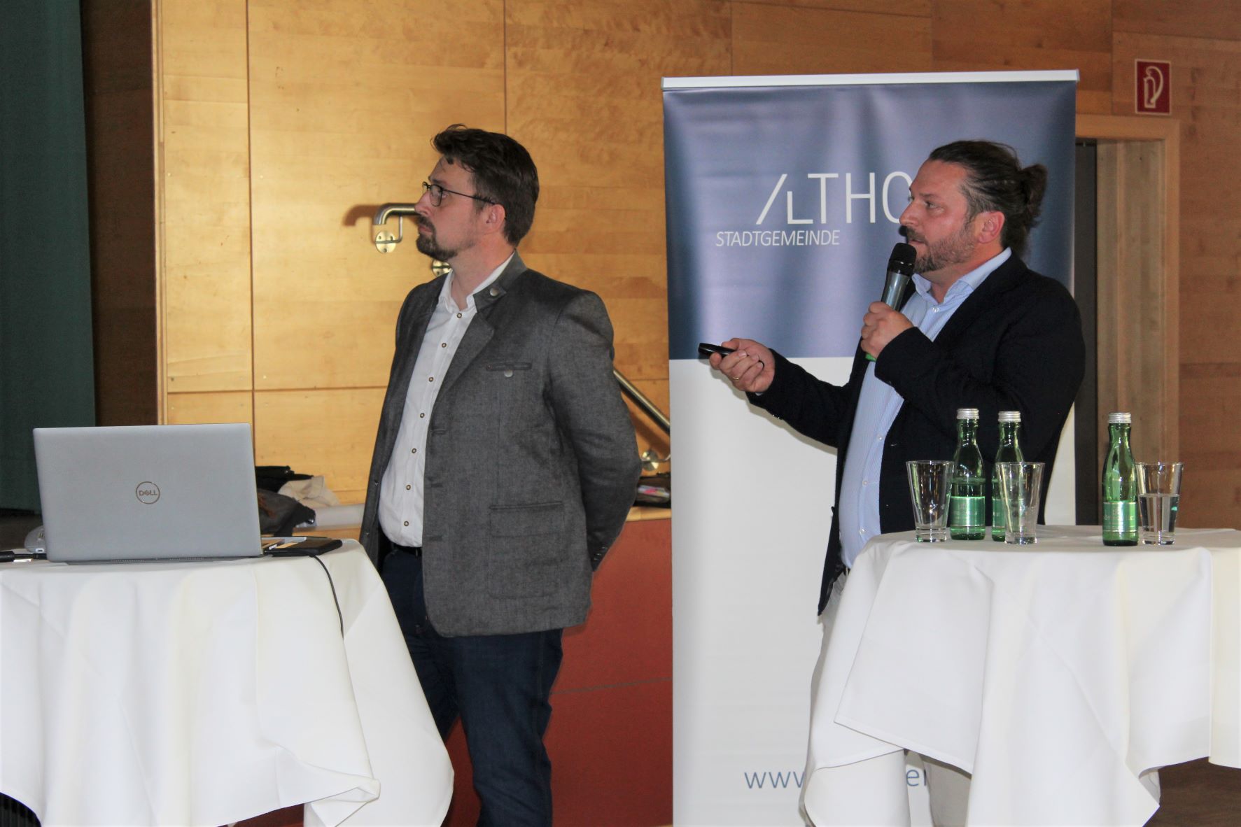 Josef Wohlfahrt und Martin Kristler, CCE (Foto: Stadtgemeinde Althofen)