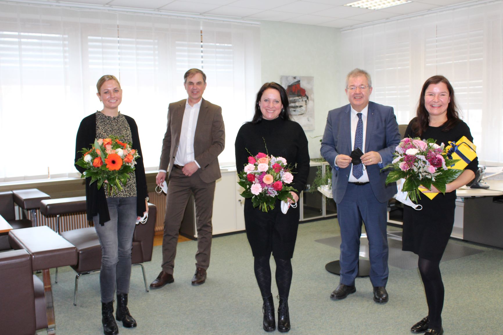 Jacqueline Sacherer-Nagele, Hubert Madrian, Claudia Untermoser, Walter Zemrosser und Cornelia Blass (von links) (Foto: Stadtgemeinde Althofen) Jacqueline Sacherer-Nagele, Hubert Madrian, Claudia Untermoser, Walter Zemrosser und Cornelia Blass (von links) (Foto: Stadtgemeinde Althofen)