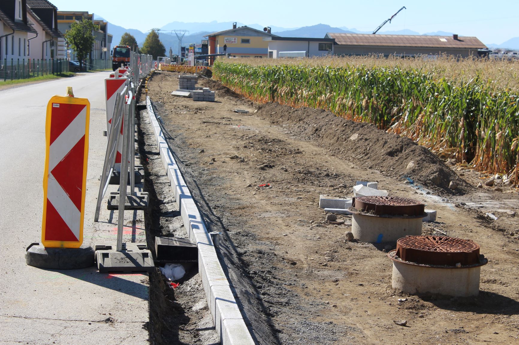 Geh- und Radweg Krappfelder Straße (Foto: Stadtgemeinde Althofen)