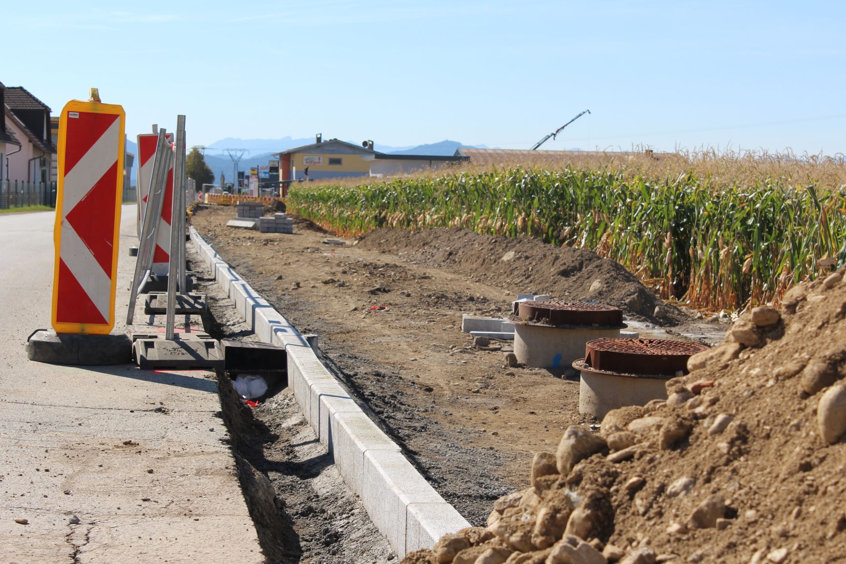Geh- und Radweg Krappfelder Straße (Foto: Stadtgemeinde Althofen)