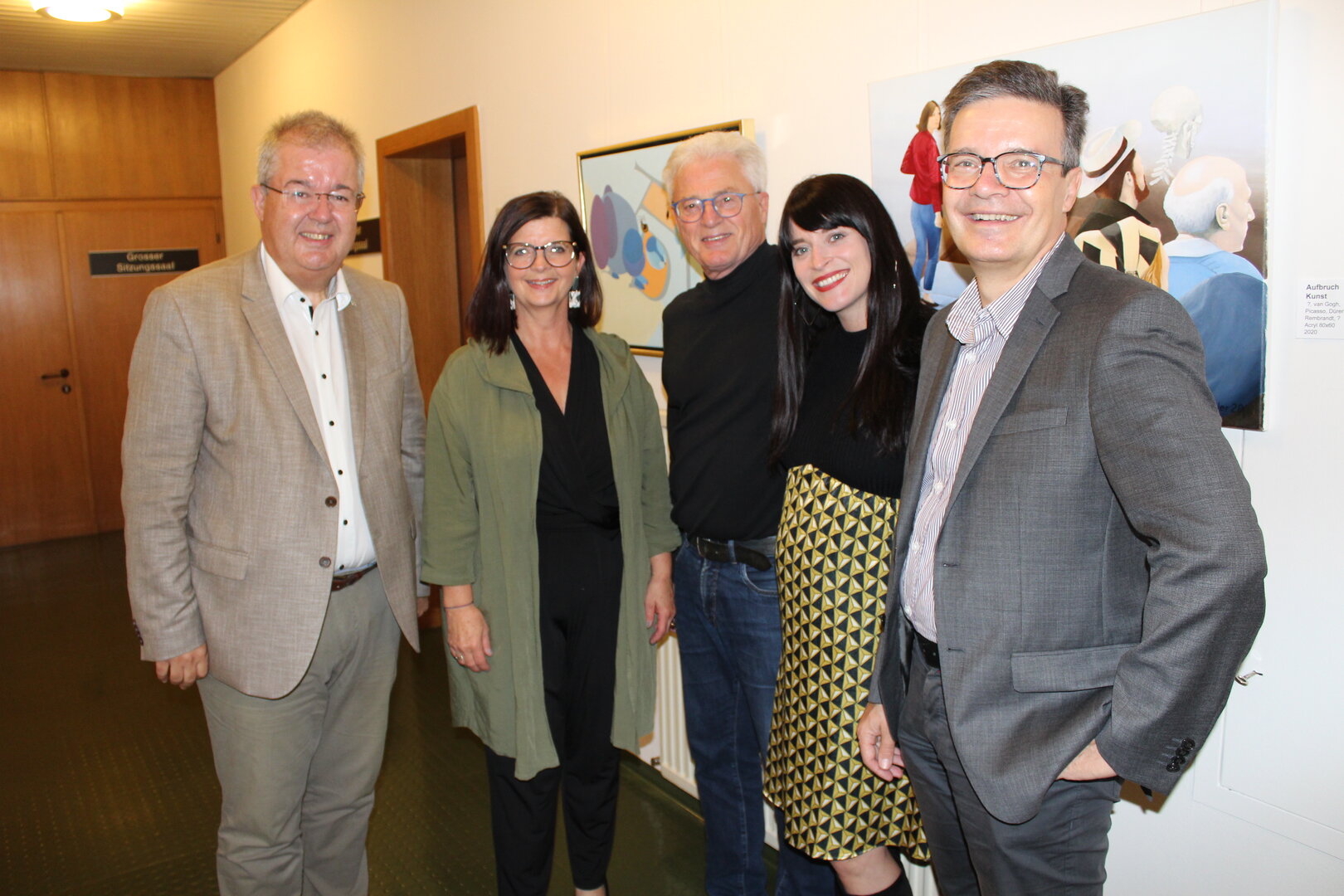 Bürgermeister Walter Zemrosser, Vize-Bürgermeisterin Doris Hofstätter, Ernst Wagner mit Tochter Verena und Stadtrat Wolfgang Leitner (von links) (Foto: Stadtgemeinde Althofen) Bürgermeister Walter Zemrosser, Vize-Bürgermeisterin Doris Hofstätter, Ernst Wagner mit Tochter Verena und Stadtrat Wolfgang Leitner (von links) (Foto: Stadtgemeinde Althofen)